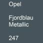 Preview: Opel, Fjordblau Metallic, 247.